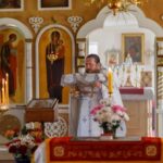"19 апреля 2025 года, в Великую Субботу, иерей Николай Антонов совершил богослужения – часы, изобразительны, вечерню с Божественной литургией святителя Василия Великого в Архангельском храме п. Ермишь."